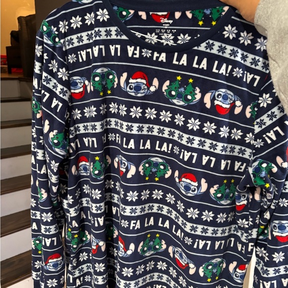 Disney Women’s Pajamas - Blue with Festive Print - Picture 2 of 5